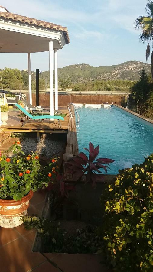 Villa Los Angeles Piscine Privee Pour 20 Personnes Sant Mateu Ngoại thất bức ảnh